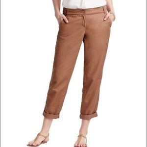 LOFT• Marisa cropped• dusty rose pants